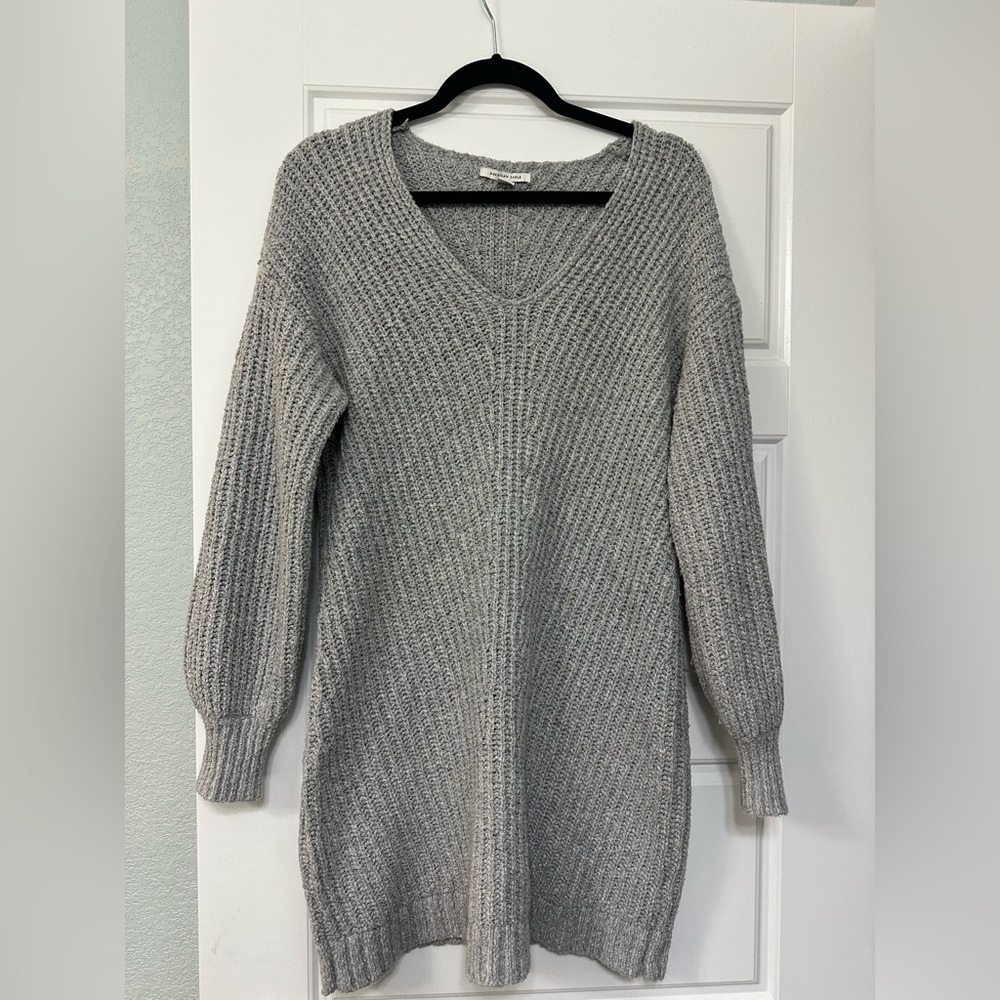 American Eagle - gray sweater dress